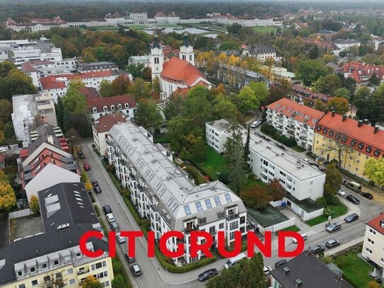 Nymphenburg/Nahe dem Schlosspark - Helles Wohlfühldomizil mit exklusiven Details & Sonnenloggia