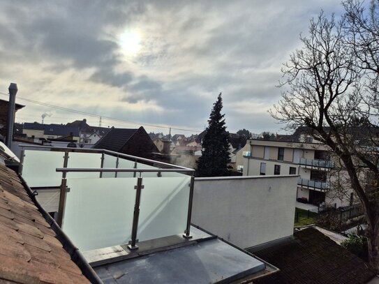 **** Traumhafte Dachterrasse & charmante Dachgeschosswohnung – stilvoll saniert im Altbau, 2,5 Zimmer