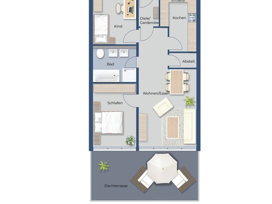 Fronhäuser Terrassen - Modern, schick, ökologisch und zentral-B-11