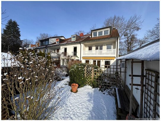 CHARMANT - GEPFLEGT - FREI Sonniges Reihenendhaus in begehrten Lage von München-Pasing zu verkaufen