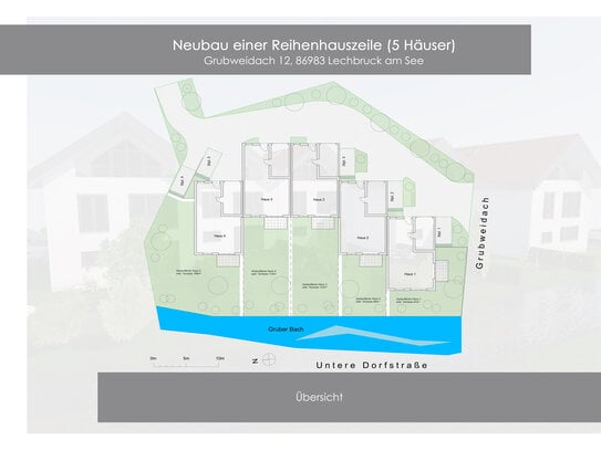 Familien aufgepasst! Hochwertiges Neubaureihenhaus in schöner Lage zum selbstausbauen