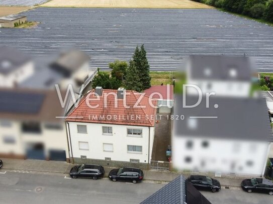 Renovierungsbedürftiges Zweifamilienhaus mit Ausbaupotenzial in Weiterstadt Gräfenhausen