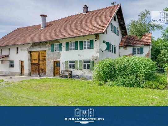 Denkmalgeschütztes Bauernhaus in Buchloe - Objekt mit Entwicklungspotenzial in absolut ruhiger Lage!