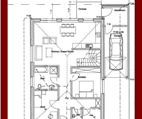 Neu zu errichtender Bungalow, mit Ausbaumöglichkeit im Dachgeschoss, im Neubaugebiet "Am Mariental"