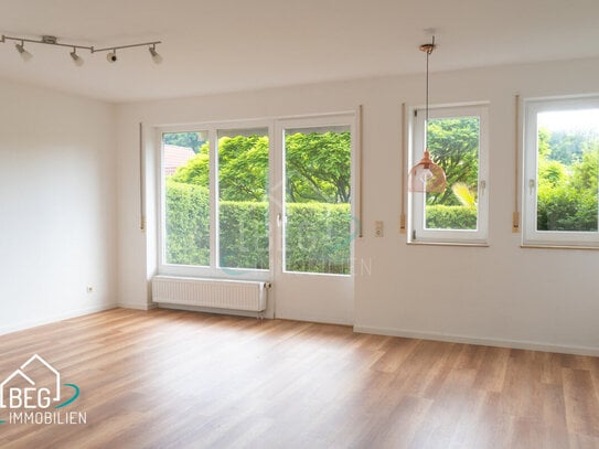 Stadtnahe Erdgeschosswohnung mit Terrasse und Garagenstellplatz in ruhiger Lage