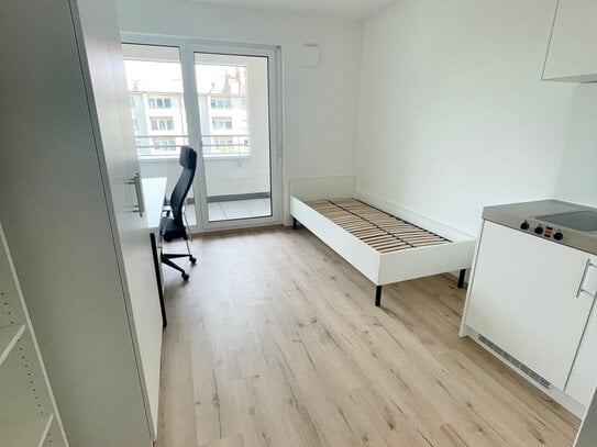 Johannis ! Für Studenten u. Wochenendheimfahrer, moderne 1-ZW 19m² Balkon, 3.OG mit Aufzug, NB-Zweitbezug