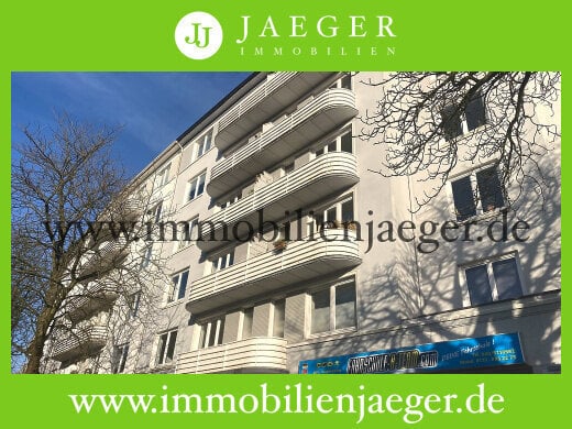 Schönes Winterhude Nähe Alsterkanal - Altbau - 3-Zimmer-ETW mit Balkon, Holzdielen, Wohnküche, 1.OG