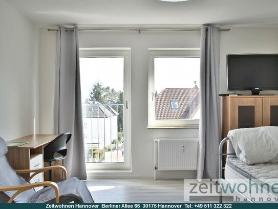 Davenstedt, 1 Zimmer Apartment, neuwertig möbliert, TV, Internet, franz. Balkon