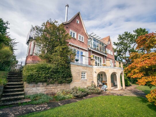 1-Zimmerwohnung in Stadtvilla in Bestlage Hasenbergsteige. Mit Internet, TV, Waschmaschine, Garten