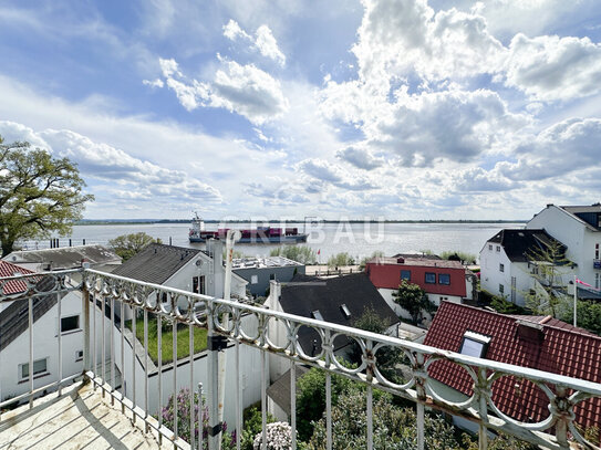 Top-Elbblick: Sanierungsbedürftiges Einfamilienhaus, anfahrbar und mit Garten, im Treppenviertel!