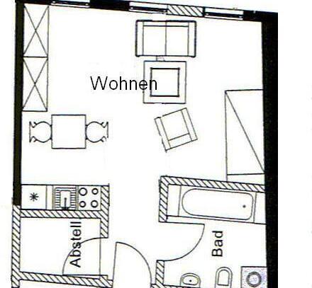 1 Raum Wohnung(11)im Zentrum von Ilmenau