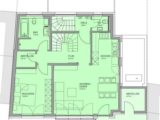 Erstbezug einer 5-Zimmer-Wohnung mit gehobener Innenausstattung mit Balkon in Besigheim