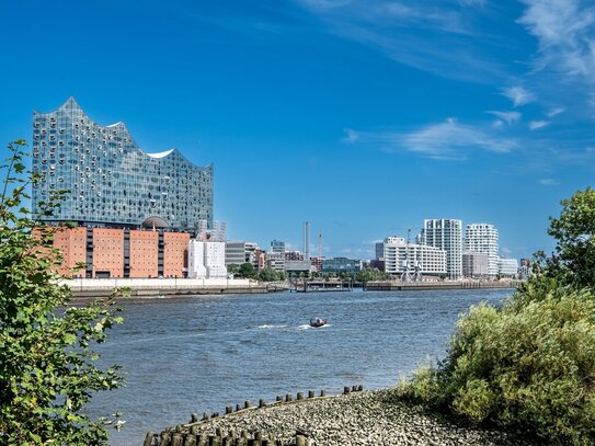 Attraktive Neubauwohnung in der Hafencity mit Wasserblick auf den Grasbrookhafen & Elbphilharmonie!