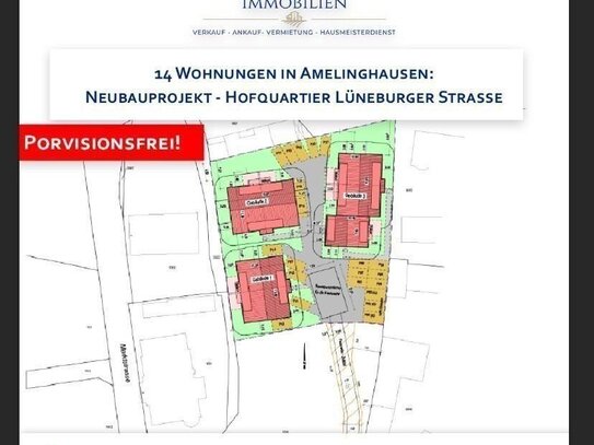 Maisonette im 1.OG - 3 Zimmer zzgl. Studio - Neubau einer Wohnanlage mit 14 Wohnungen in Amelinghausen