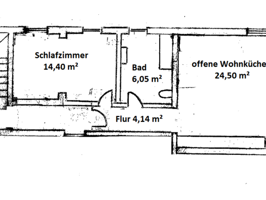 Helle 2-Zimmer-Wohnung in Altlandsberg zu vermieten