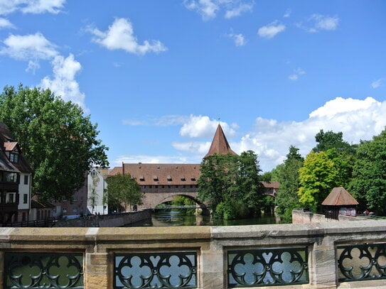 Rarität in der Nürnberger Altstadt – direkt an der Pegnitz – in ruhiger Bestlage