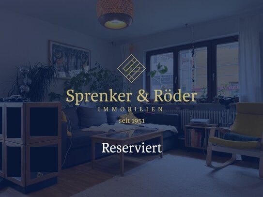 RESERVIERT: Vermietete Erdgeschosswohnung mit Terrasse und zwei Außenstellplätzen