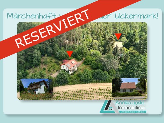 RESERVIERT - 2 Häuser, ein Grundstück! - Märchenhaft wohnen in der Uckermark!