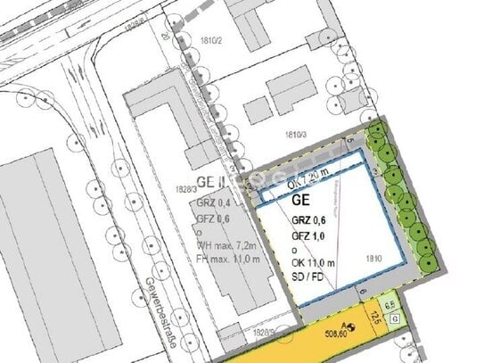 Pliening-Landsham östlich von München, ca. 2.400 m² Gewerbegrundstück zu verkaufen