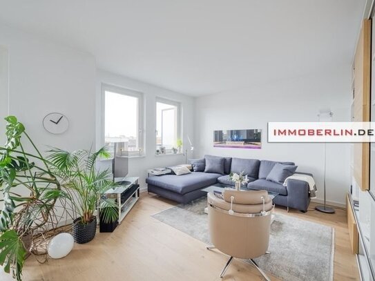 IMMOBERLIN.DE - Toplage + -zustand! Exquisite Wohnung mit großer Südterrasse, Penthouseflair + Tiefgaragenplatz