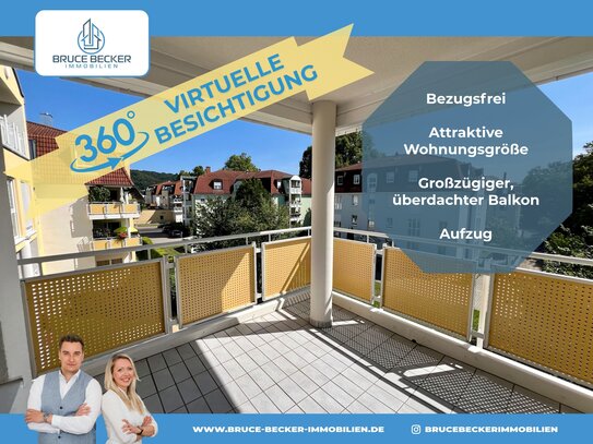 Gestalten Sie sich jetzt Ihr Zuhause fürs Alter! Bezugsfreie 3-Zimmer-Wohnung mit Balkon und Aufzug