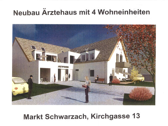 Neubau eines Ärztehauses mit 5 Wohneinheiten Wohnung 01 - 2 Zimmer Erstbezug ab 01.04.2025