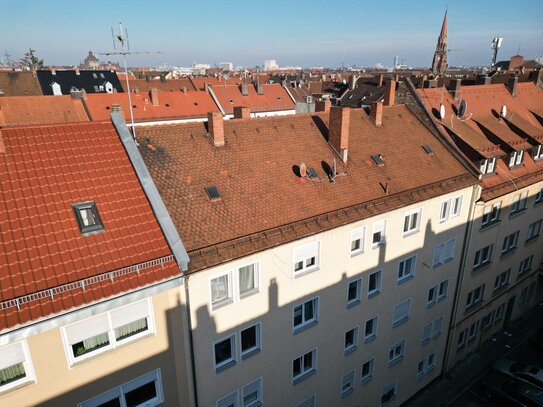 Vermietete 2 Zimmer Wohnung mit möglicher Ausbaufläche