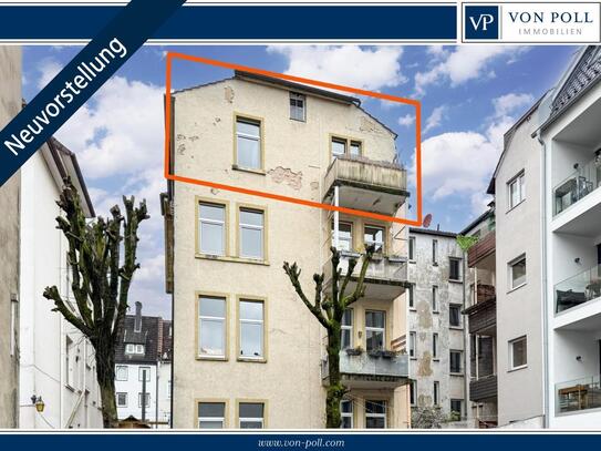 Bielefeld-Mitte: DG-Wohnung Nähe Lutter | Jungendstil-Charme | 4 Zimmer | Balkon