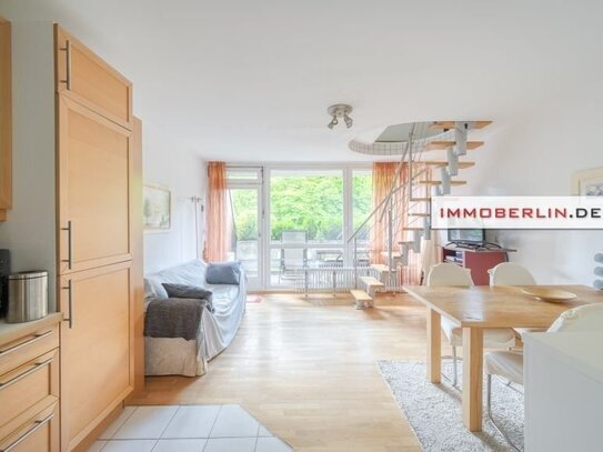 IMMOBERLIN.DE - Toplage an der Havel! Feine Wohnung mit Südwestterrasse, Tiefgarage & Pool-/Spa-Mitnutzung