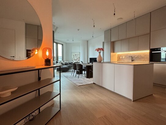 Luxuriöse, vollmöblierte 3-Zimmer-Wohnung mit 102 m² und 24/7 Concierge-Service