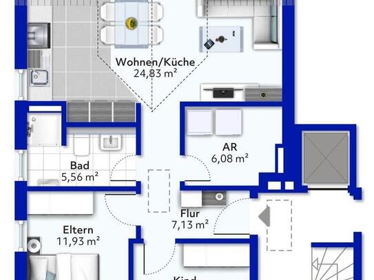 Attraktive Neubauwohnung in schöner Wohnlage