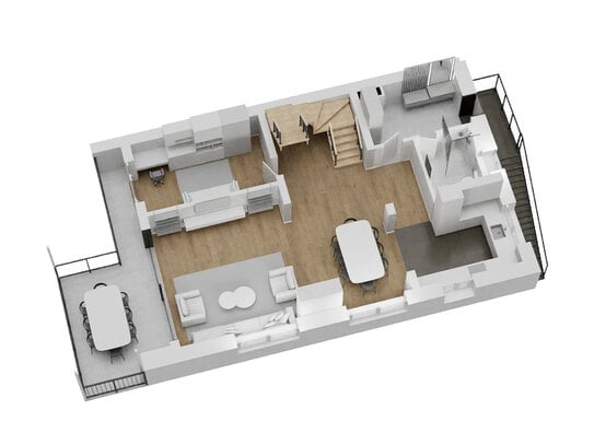 Moderne 5-Zimmer-Maisonette in attraktiver Lage - Erstbezug nach Komplett-Sanierung