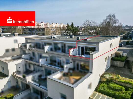 Terrassenwohnung mit Blick ins Grüne