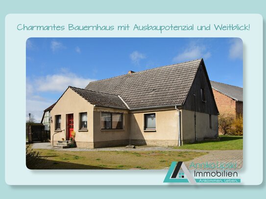 Uckermark - Charmantes Bauernhaus mit Ausbaupotenzial und Weitblick!