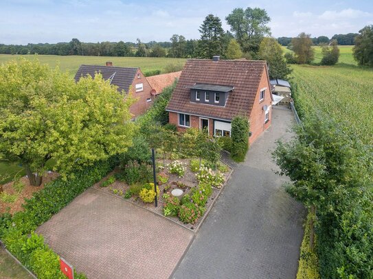 Freistehendes Haus auf dem Lande mit herrlichem Weitblick