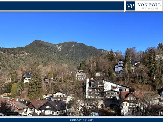 Voll möbliertes, top-gepflegtes 2-Zimmer-Apartment mit schönem Bergblick - sofort bezugsfrei