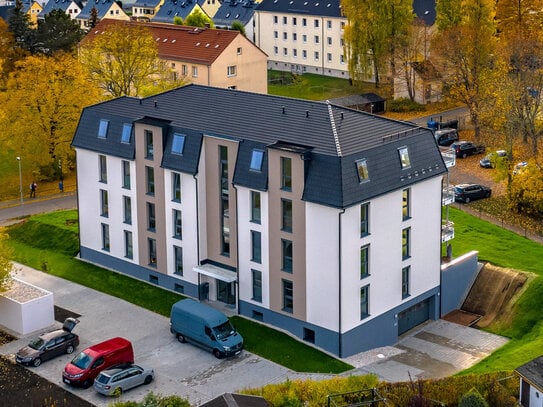 **KFW40 QNG 4-Raum Neubauwohnung Kamin / Gäste-WC / Fußbodenheizung **