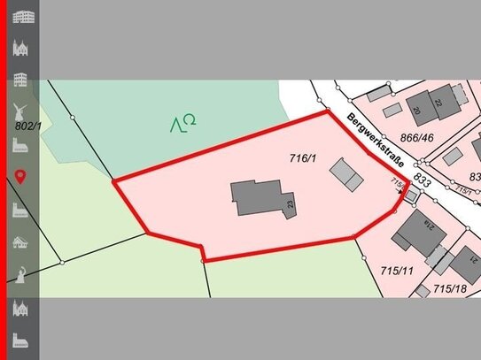 Attraktives und erschlossenes Baugrundstück mit ca. 3.079 m² in toller Ferienregion