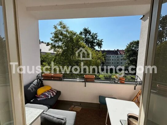 [TAUSCHWOHNUNG] Heller sanierter 2,5-Zimmer-Altbau w Traum-Innenhof & Balkon