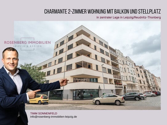 Vermietete 2-Zimmerwohnung mit Balkon und Stellplatz in charmanten Stadtteil Reudnitz-Thonberg