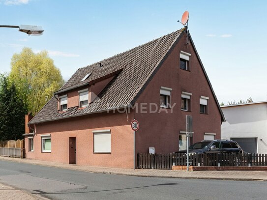 Gemütliche Erdgeschosswohnung mit überdachter Terrasse und Gartenidylle in Weyhausen