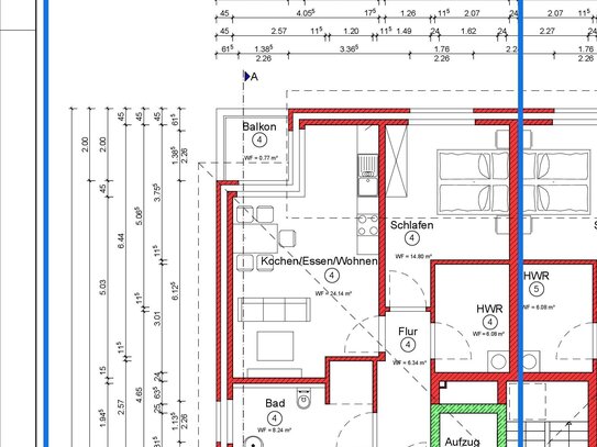 Meppen-Neustadt, 60 m², 2-Zimmer, Neubau, Erstbezug, ab März 2025, von privat