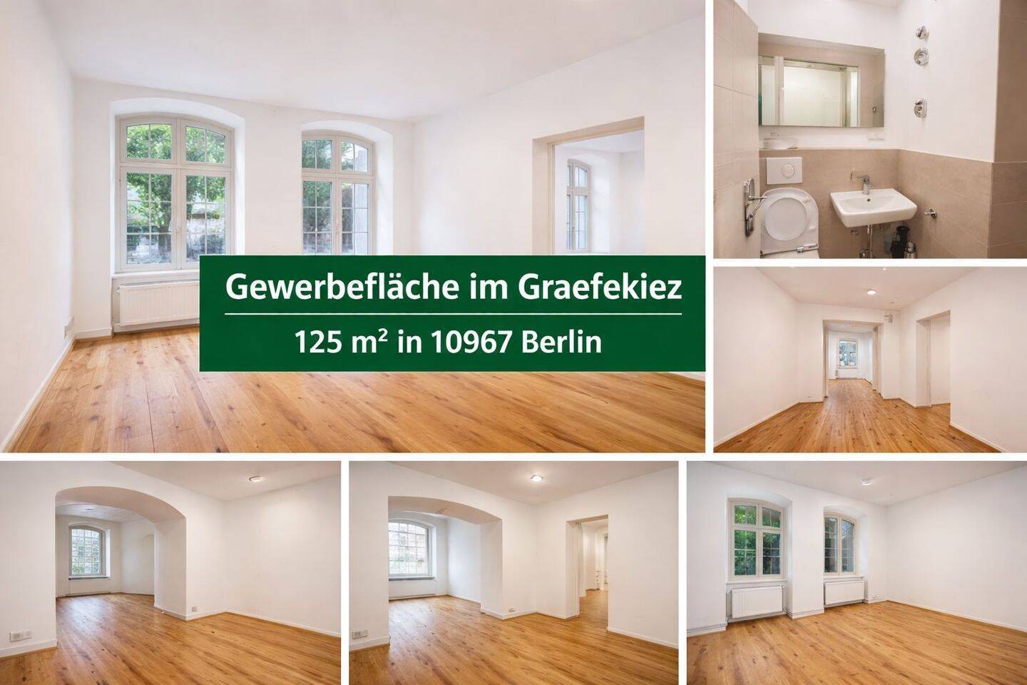 Wunderschöne Arbeitsräume mit der möglicher Anliegerwohnung - Photo 1