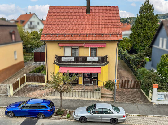 Einfamilienhaus inkl. Gewerbe mit großem Potential in zentraler Lage.