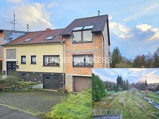 Großzügiges Zweifamilienhaus mit großem Garten in Wadgassen-Differten