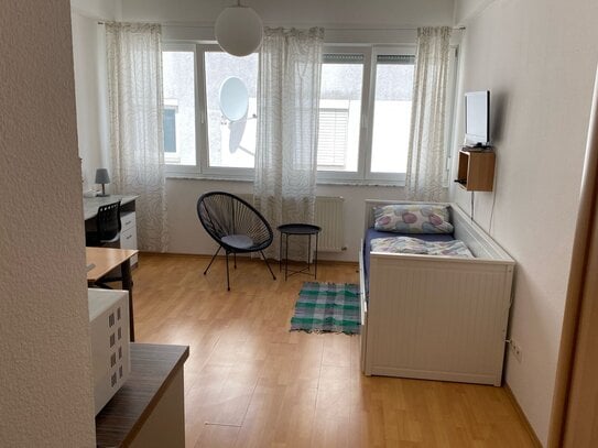 1-Zimmerwohnung mit Wlan, TV, Küche, Dusche/Wc, Waschmaschine, Trockner