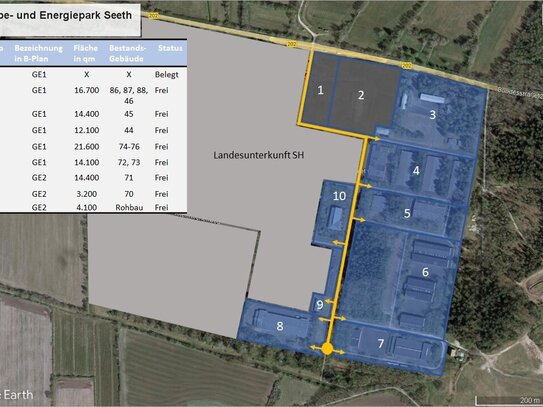 Bald verfügbar: Gewerbe- und Energiepark in Seeth (nahe Heide)