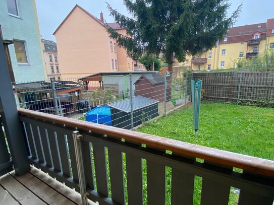 Frisch renovierte 2 Raum Wohnung Zwickau Marienthal mit Balkon ab sofort zu vermieten