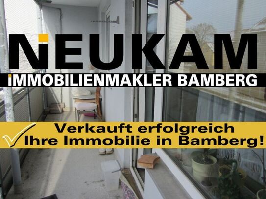 BAMBERG-OST-BAMBADOS:VERMIETETE 3-ZIMMER-WOHNUNG(=ca.63m2) MIT BALKON FÜR 163.000,-EURO