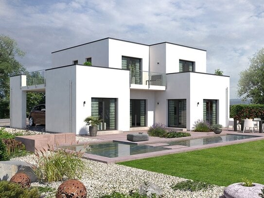 Modernes Einfamilienhaus*wohnen im puren Luxus*Haus auf Bodenplatte*inkl. Grundstück